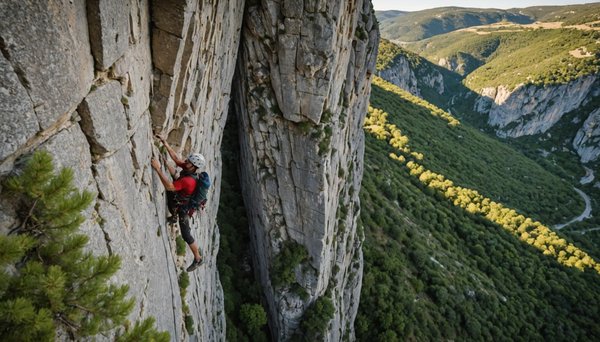 Top 5 lieux sécurisés pour l'escalade en ardèche face sud